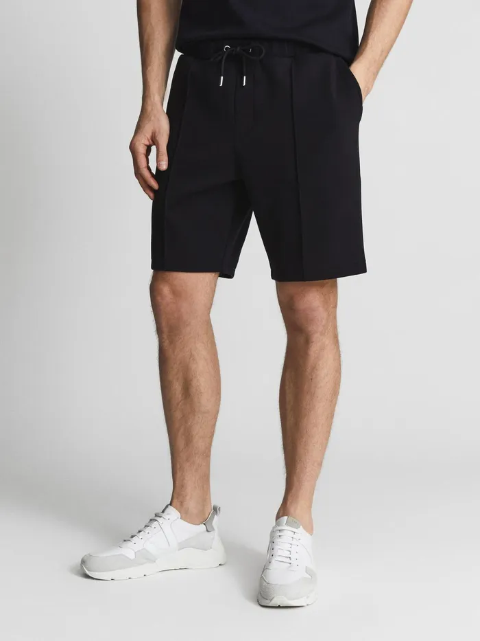 Reiss Sweats and Hoodies Dale Jersey Shorts Navy 8211 Men