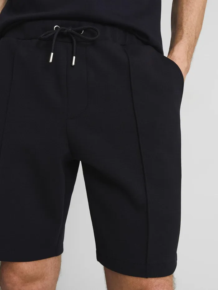 Reiss Sweats and Hoodies Dale Jersey Shorts Navy 8211 Men