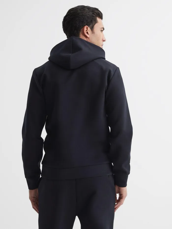 Reiss Sweats and Hoodies Fabien Loungewear Hoodie Navy 8211 Men