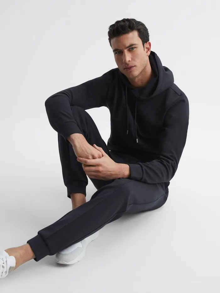 Reiss Sweats and Hoodies Premier Neoprene Loungewear Joggers Airforce Blue 8211 Men