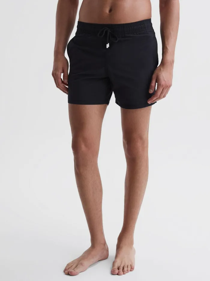 Reiss Swimwear Moorea Vilebrequin Plain Swim Shorts Black 8211 Men