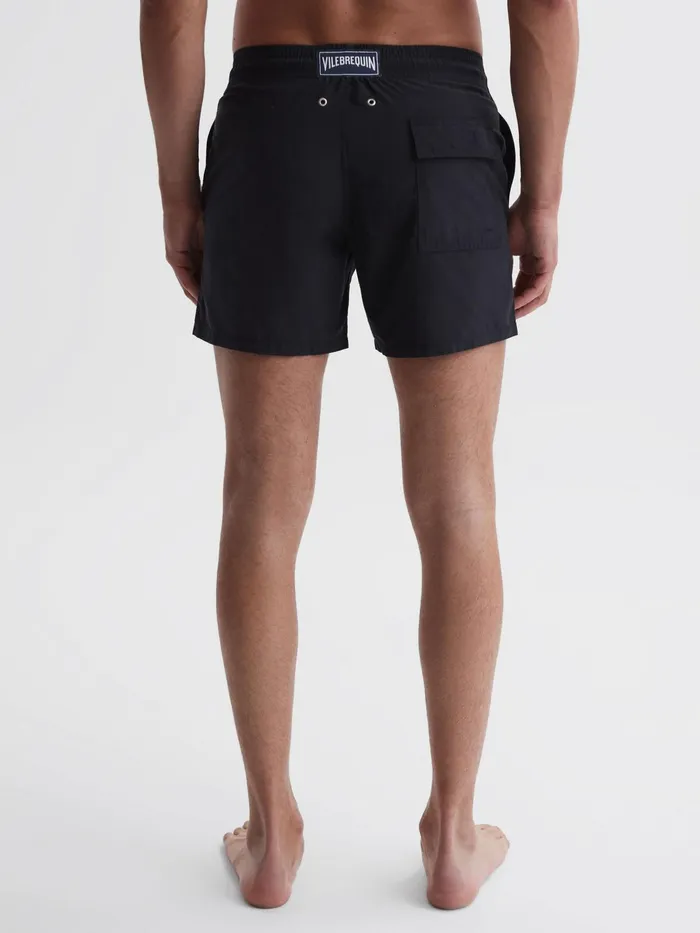 Reiss Swimwear Moorea Vilebrequin Plain Swim Shorts Black 8211 Men