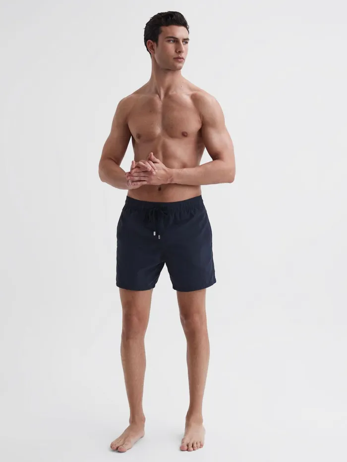 Reiss Swimwear Moorea Vilebrequin Plain Swim Shorts Navy 8211 Men