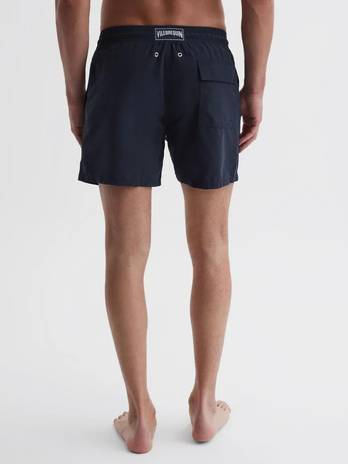 Reiss Swimwear Moorea Vilebrequin Plain Swim Shorts Navy 8211 Men