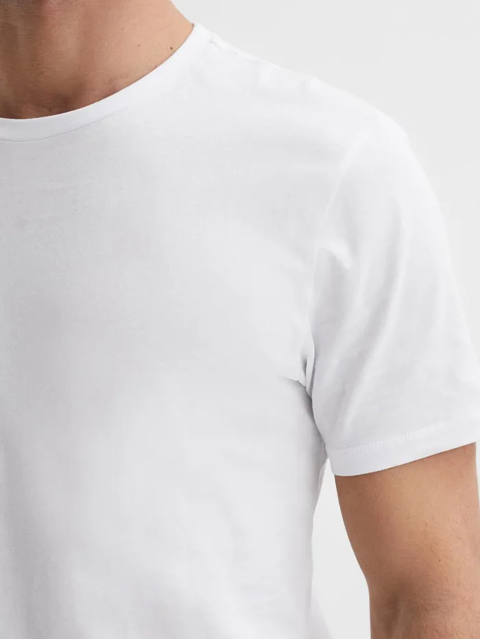 Reiss TShirts Bless Crew Neck TShirt White 8211 Men