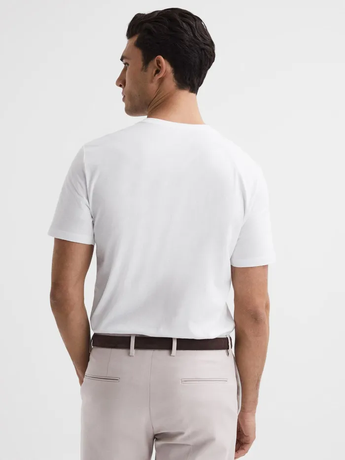 Reiss TShirts Bless Crew Neck TShirt White 8211 Men