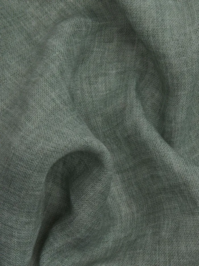 Reiss Ties and Pocket Squares Piazza Linen Plain Pocket Square Blue Melange 8211 Men