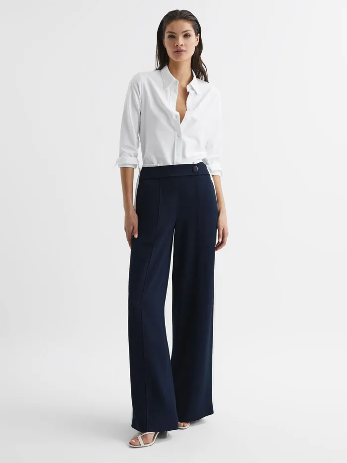 Reiss Tops Allie Fitted Oxford Shirt White 8211 Women