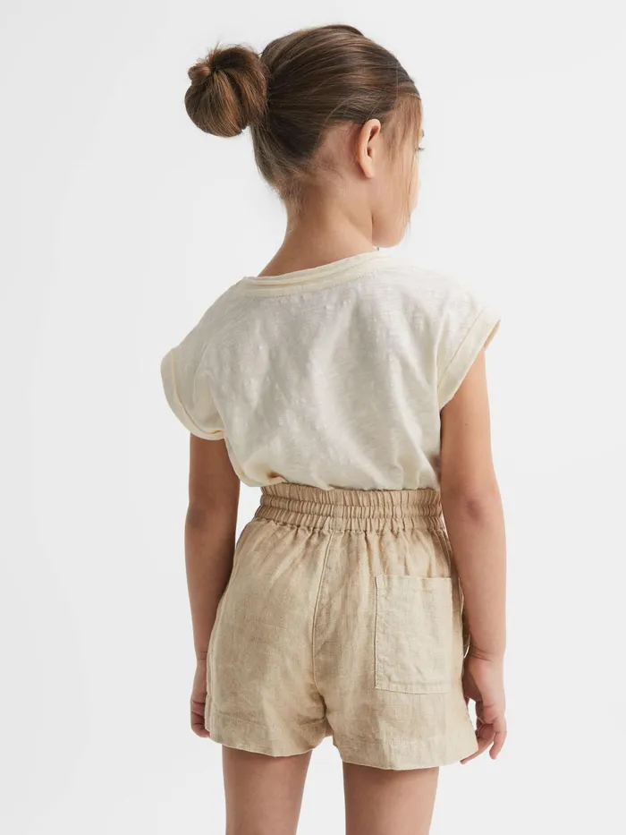Reiss Tops and Tshirts Tabby Embellished TShirt Off White 8211 Children