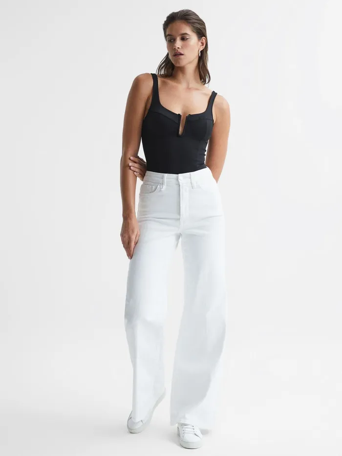 Reiss Tops Good American Corset Bodysuit Black 8211 Women