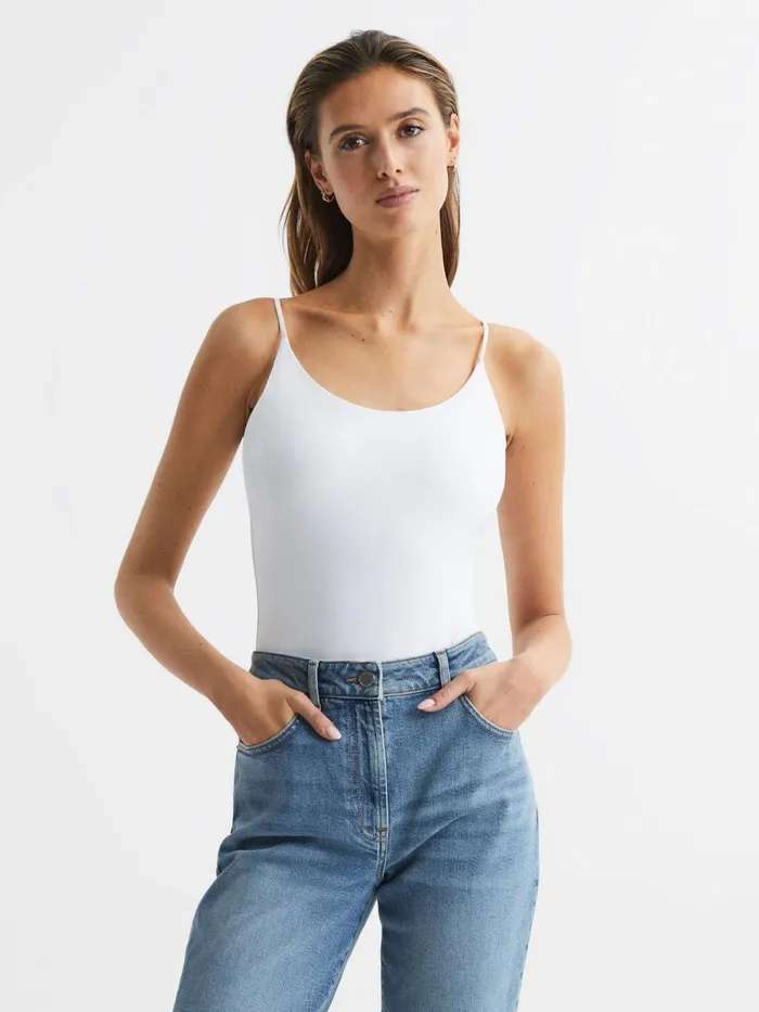 Reiss Tops Lucy Strappy Body White 8211 Women