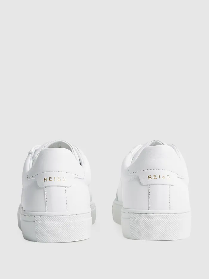 Reiss Trainers Ashley Leather Trainers White 8211 Men