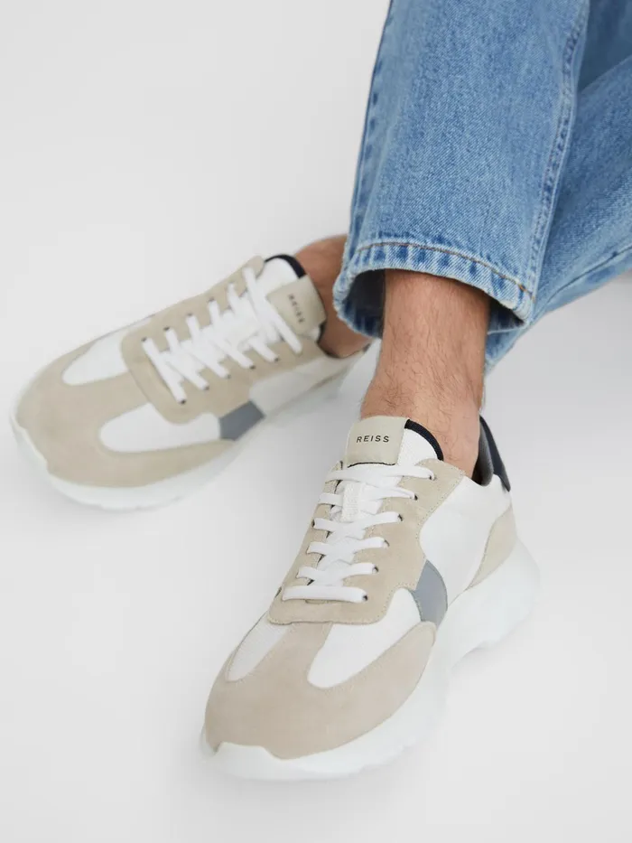 Reiss Trainers Evo Lite Running Trainers Grey 8211 Men