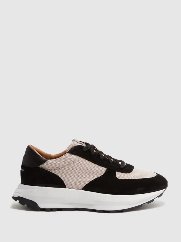 Reiss Trainers Trinity Tech Unseen Trinity Tech Trainers Blackwhite 8211 Men
