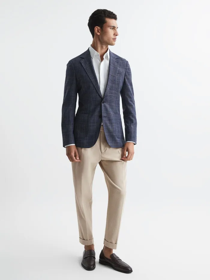 Reiss Trousers Borough Relaxed Fit Twill Trousers Stone 8211 Men