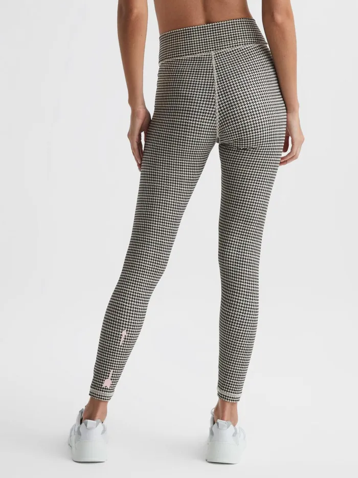 Reiss Trousers Check The Upside Checked Leggings Black 8211 Women