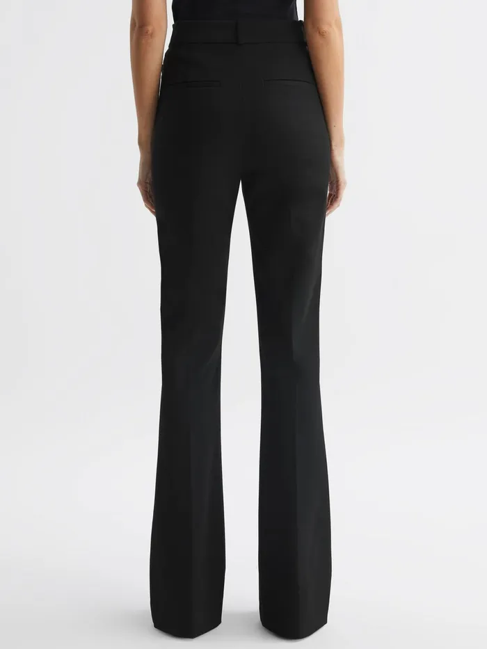 Reiss Trousers Dylan Flared Trousers Black 8211 Women