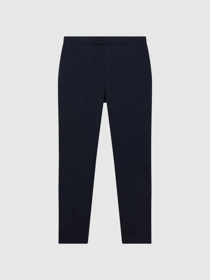 Reiss Trousers Found Drawcord Waist Relaxed Trousers Navy 8211 Men