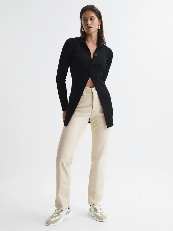 Reiss Trousers Good American Good American Better Than Leather Pants Black 8211 Women