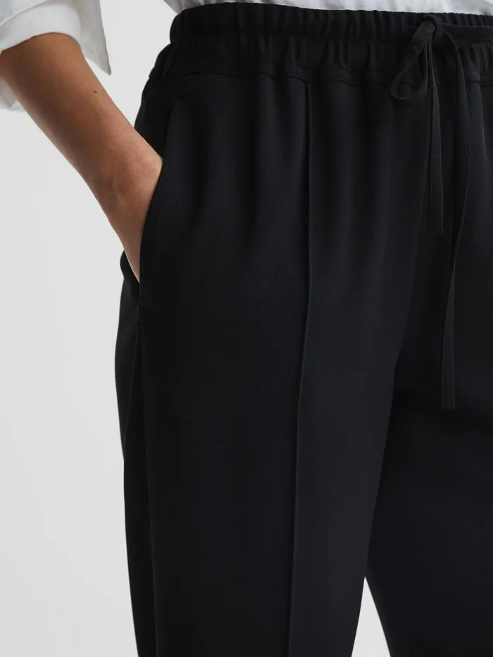 Reiss Trousers Hailey Pull On Trousers Black 8211 Women