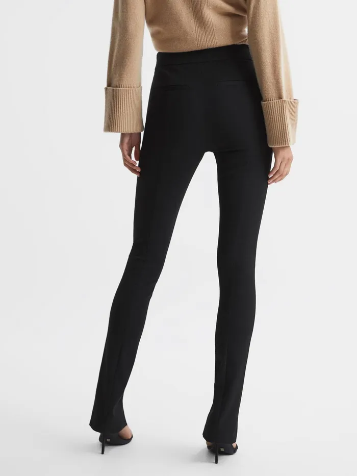 Reiss Trousers Jayne Split Front Skinny Trousers Black 8211 Women