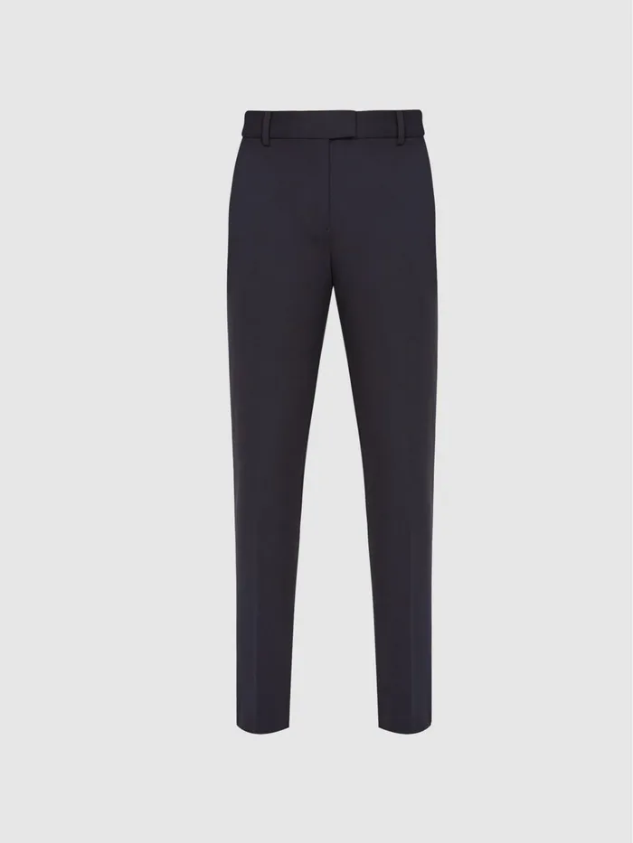 Reiss Trousers Joanne Slim Fit Tailored Trousers Navy 8211 Women