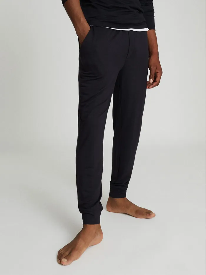 Reiss Trousers Ward Jersey Tracksuit Joggers Charcoal 8211 Men