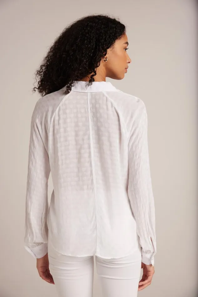 Round Hem Bishop Sleeve Shirt 8211 White Women Bella Dahl Long Sleeve Round Hem Bishop Sleeve Shirt 8211 White Women Bella Dahl Long Sleeve