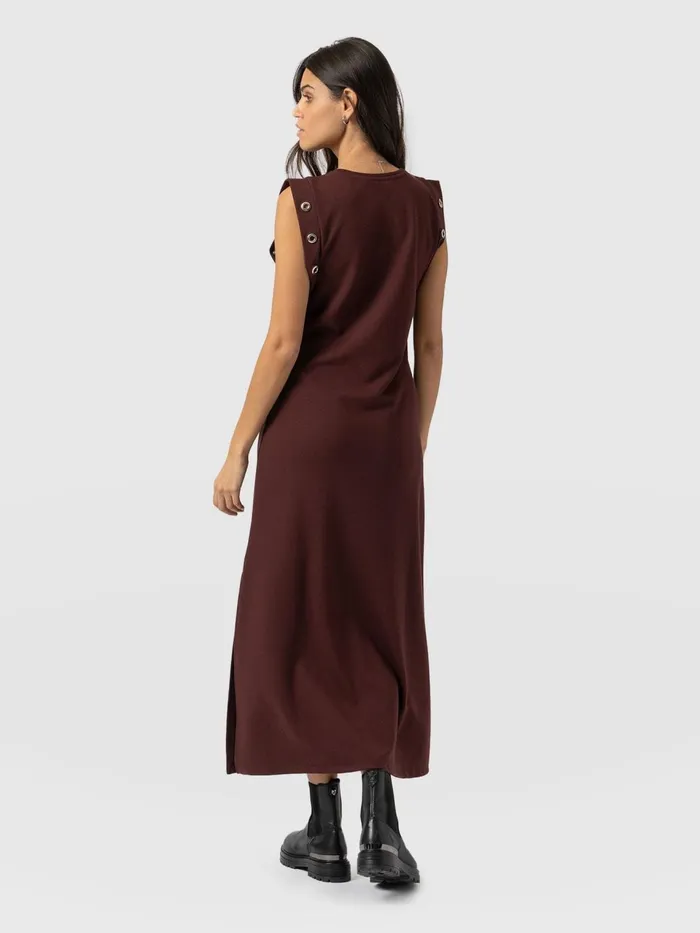 Rowan Dress 8211 Maroon Maroon Women Saint And Sofia Dresses