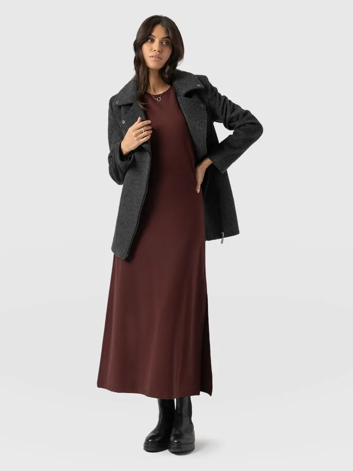 Rowan Dress 8211 Maroon Maroon Women Saint And Sofia Dresses