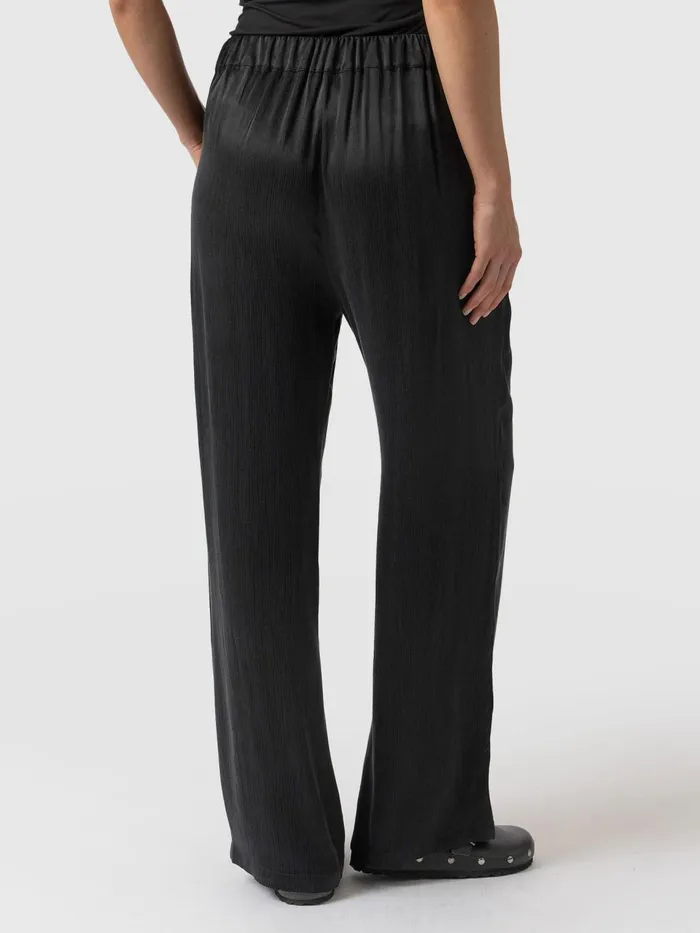 Rowan Wide Leg Pant 8211 Black Black Women Saint And Sofia Pants