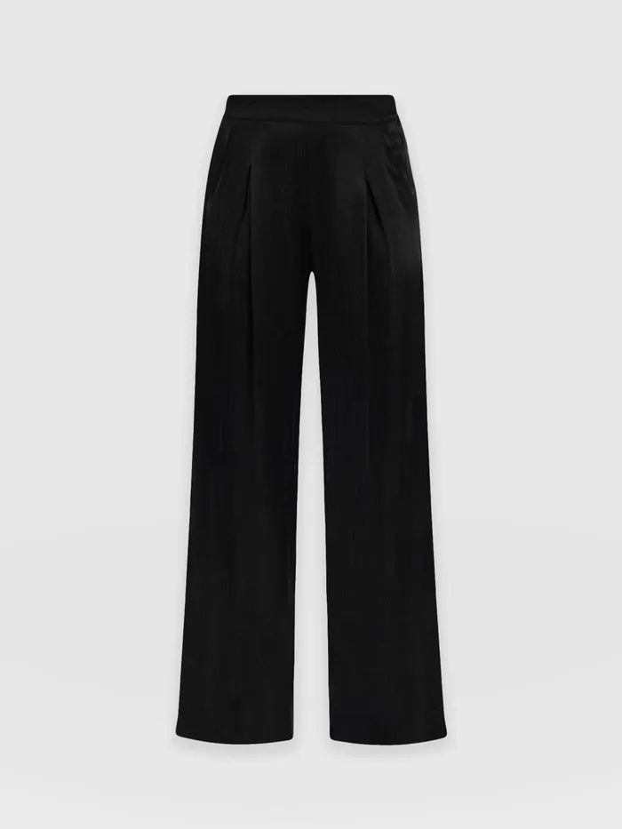 Rowan Wide Leg Pant 8211 Black Black Women Saint And Sofia Pants