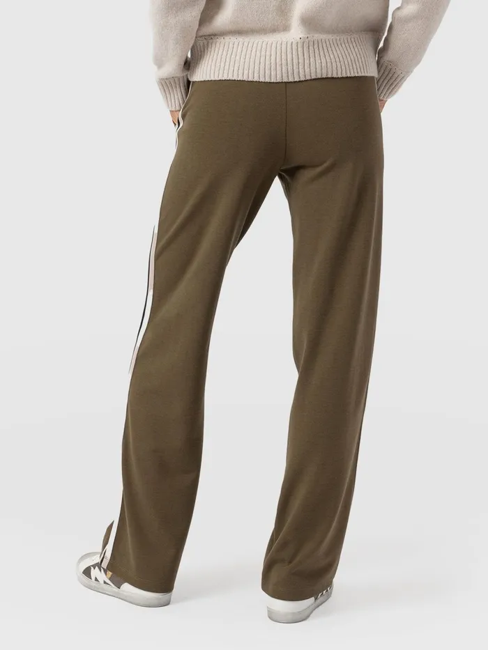 Runway Pant 8211 Khaki 8211 Cream Stripe Cream Stripe Women Saint And Sofia Pants