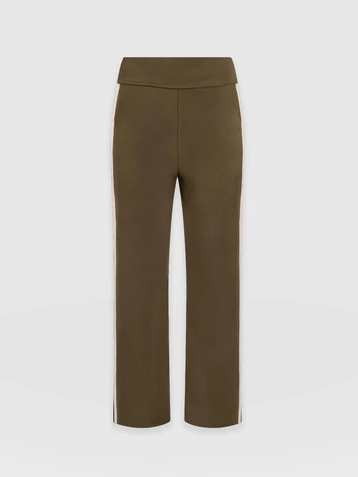 Runway Pant 8211 Khaki 8211 Cream Stripe Cream Stripe Women Saint And Sofia Pants