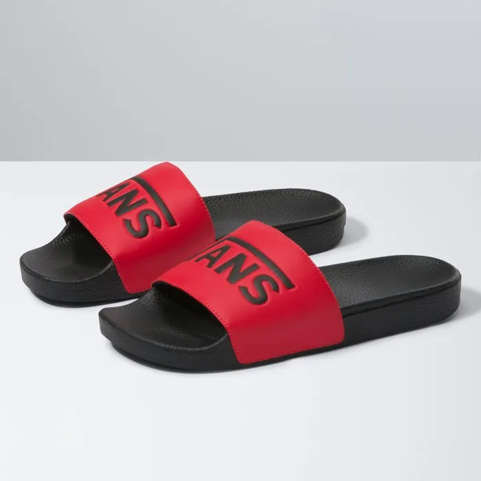 Sandals MenWomen Vans SlideOn Redblack