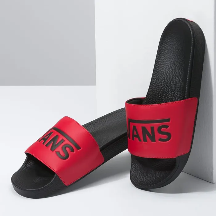 Sandals MenWomen Vans SlideOn Redblack Sandals MenWomen Vans SlideOn Redblack