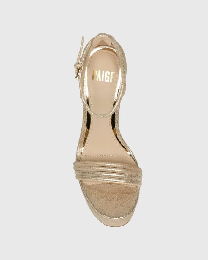 Sandals Women PAIGE Cat Platform Sandal 8211 Light Gold Sandals Women PAIGE Cat Platform Sandal 8211 Light Gold