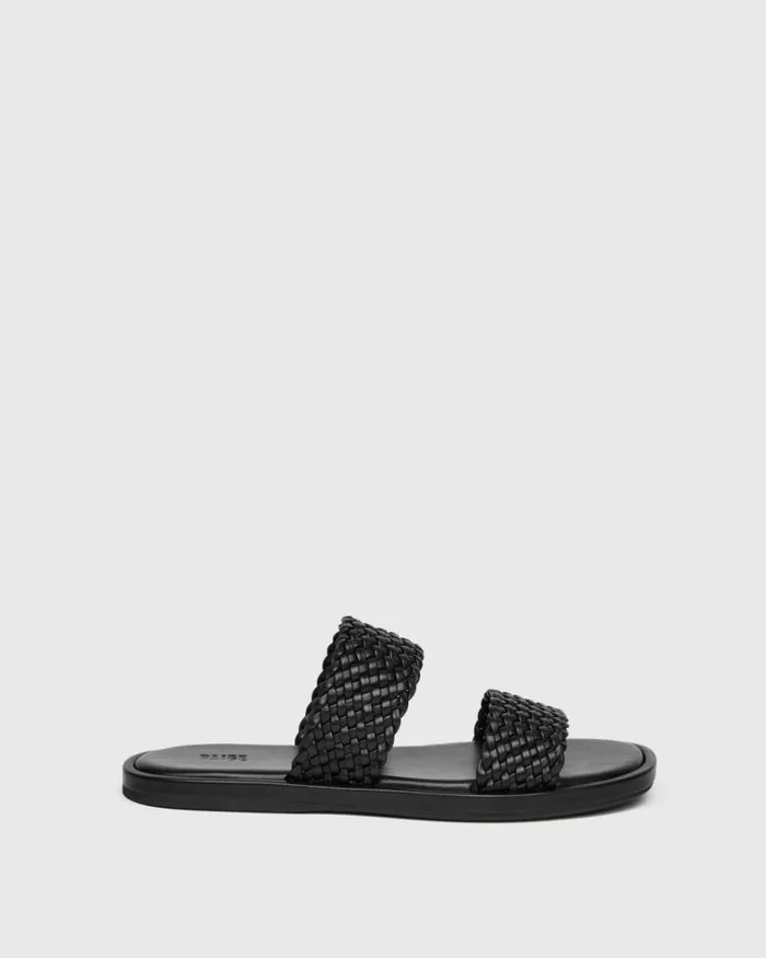 Sandals Women PAIGE Dakota Sandal 8211 Black Leather