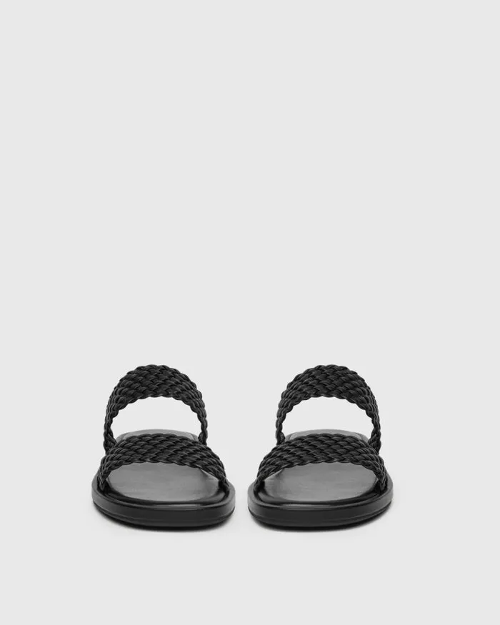 Sandals Women PAIGE Dakota Sandal 8211 Black Leather Sandals Women PAIGE Dakota Sandal 8211 Black Leather