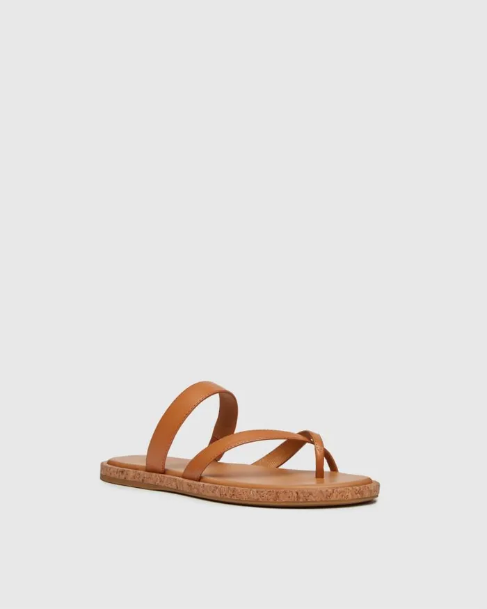 Sandals Women PAIGE Dianne Sandal 8211 Cognac Leather Sandals Women PAIGE Dianne Sandal 8211 Cognac Leather