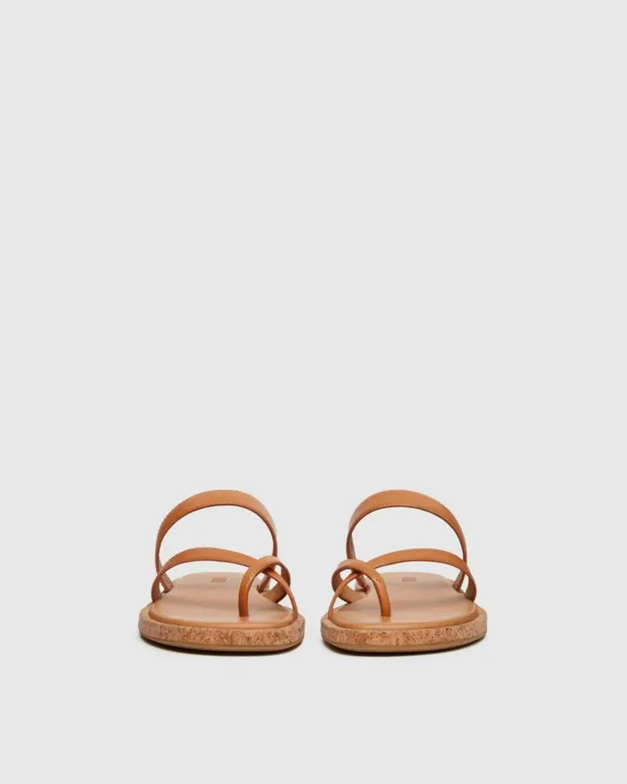 Sandals Women PAIGE Dianne Sandal 8211 Cognac Leather Sandals Women PAIGE Dianne Sandal 8211 Cognac Leather