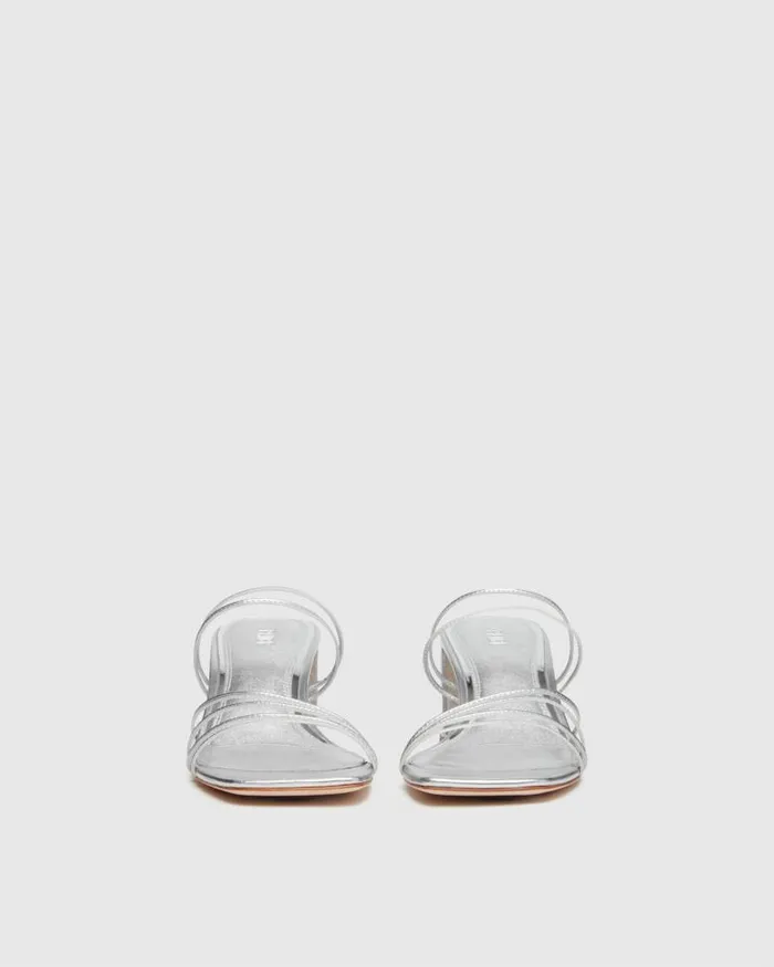 Sandals Women PAIGE Esme Sandal 8211 Silver Leather Sandals Women PAIGE Esme Sandal 8211 Silver Leather