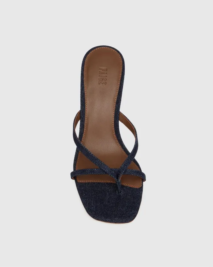 Sandals Women PAIGE Noah Sandal 8211 Dark Indigo Sandals Women PAIGE Noah Sandal 8211 Dark Indigo
