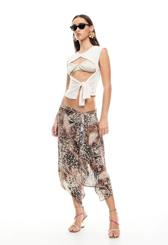 Sets and Coords Women Lioness Fashion BANKS MIDI SKIRT Chocolate Animal Sets and Coords Women Lioness Fashion BANKS MIDI SKIRT Chocolate Animal