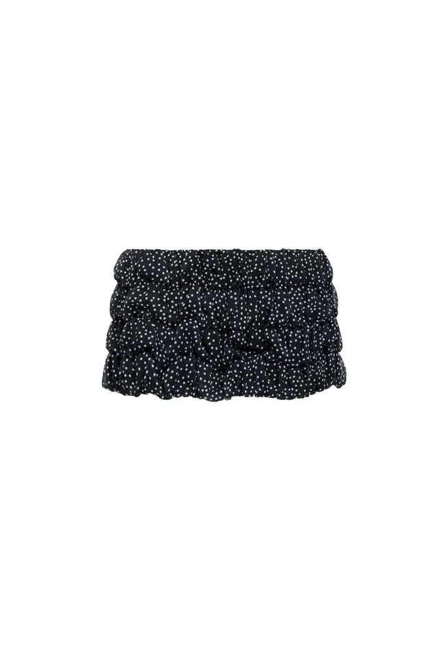 Sets and Coords Women Lioness Fashion BEBE MINI SKORT Onyx Polka