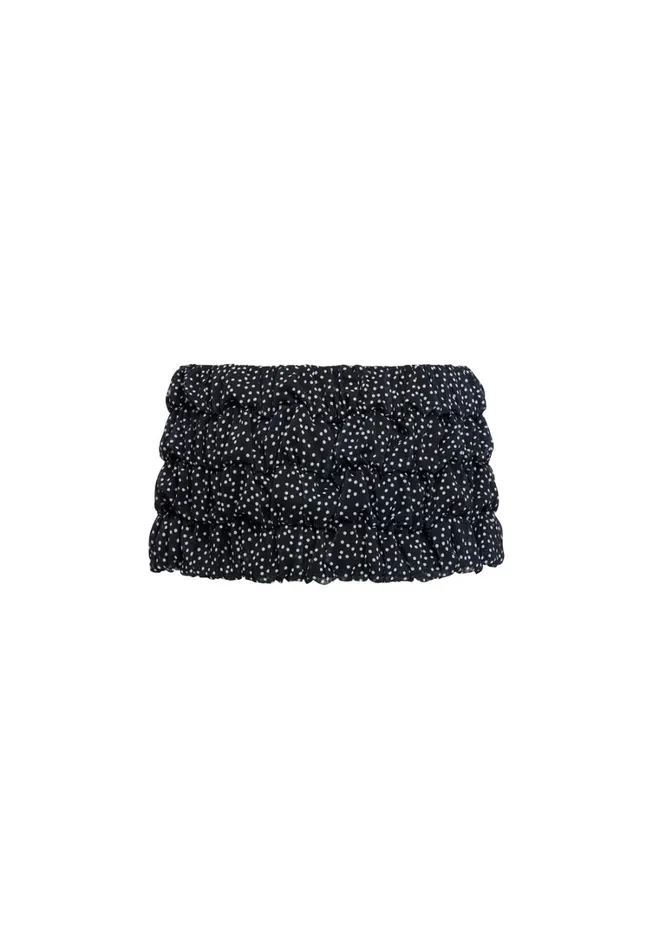 Sets and Coords Women Lioness Fashion BEBE MINI SKORT Onyx Polka
