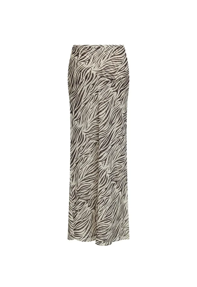 Sets and Coords Women Lioness Fashion ENDLESS MAXI SKIRT Zebra