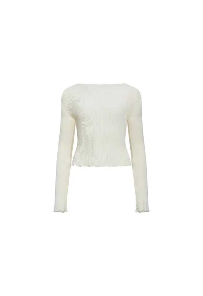 Sets and Coords Women Lioness Fashion FORD LONG SLEEVE TOP Ivory Sets and Coords Women Lioness Fashion FORD LONG SLEEVE TOP Ivory