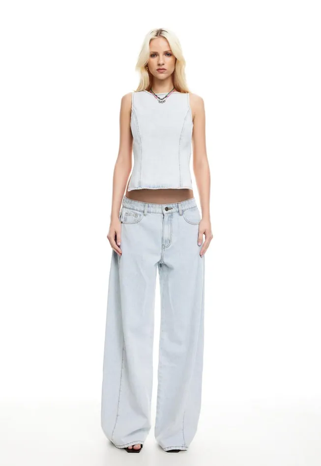 Sets and Coords Women Lioness Fashion WESTWOOD JEAN Light Denim Sets and Coords Women Lioness Fashion WESTWOOD JEAN Light Denim