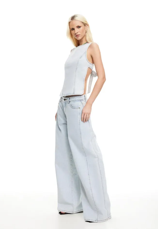 Sets and Coords Women Lioness Fashion WESTWOOD JEAN Light Denim Sets and Coords Women Lioness Fashion WESTWOOD JEAN Light Denim